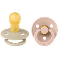 BIBS Pacifier Latex - Vanilla/Blush Size 3